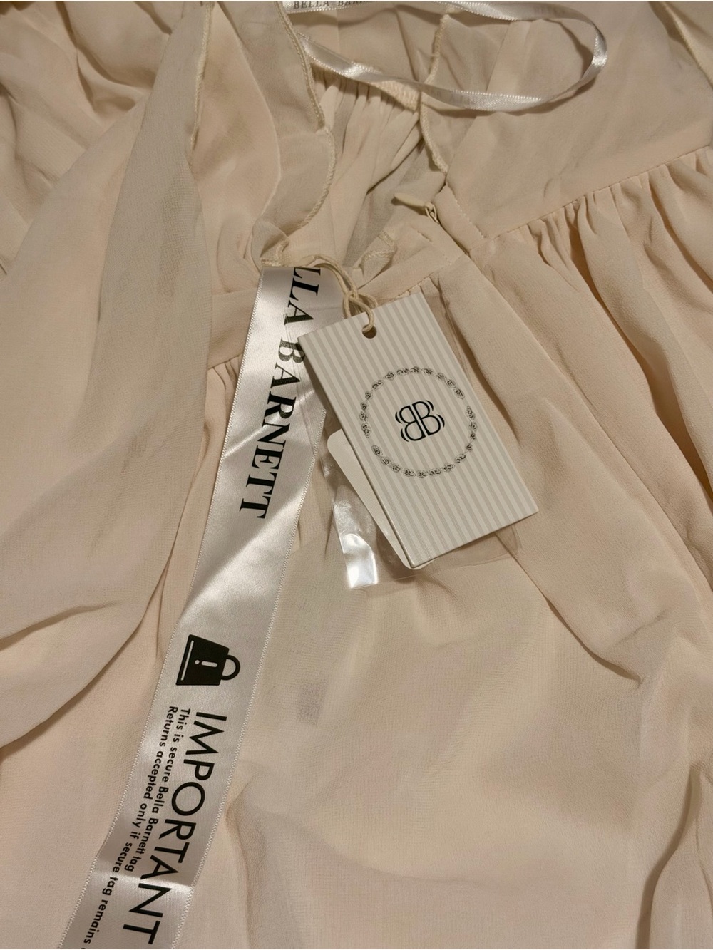 Backless Ivory Halter Ruffle Maxi Dress - Picture 4 of 4